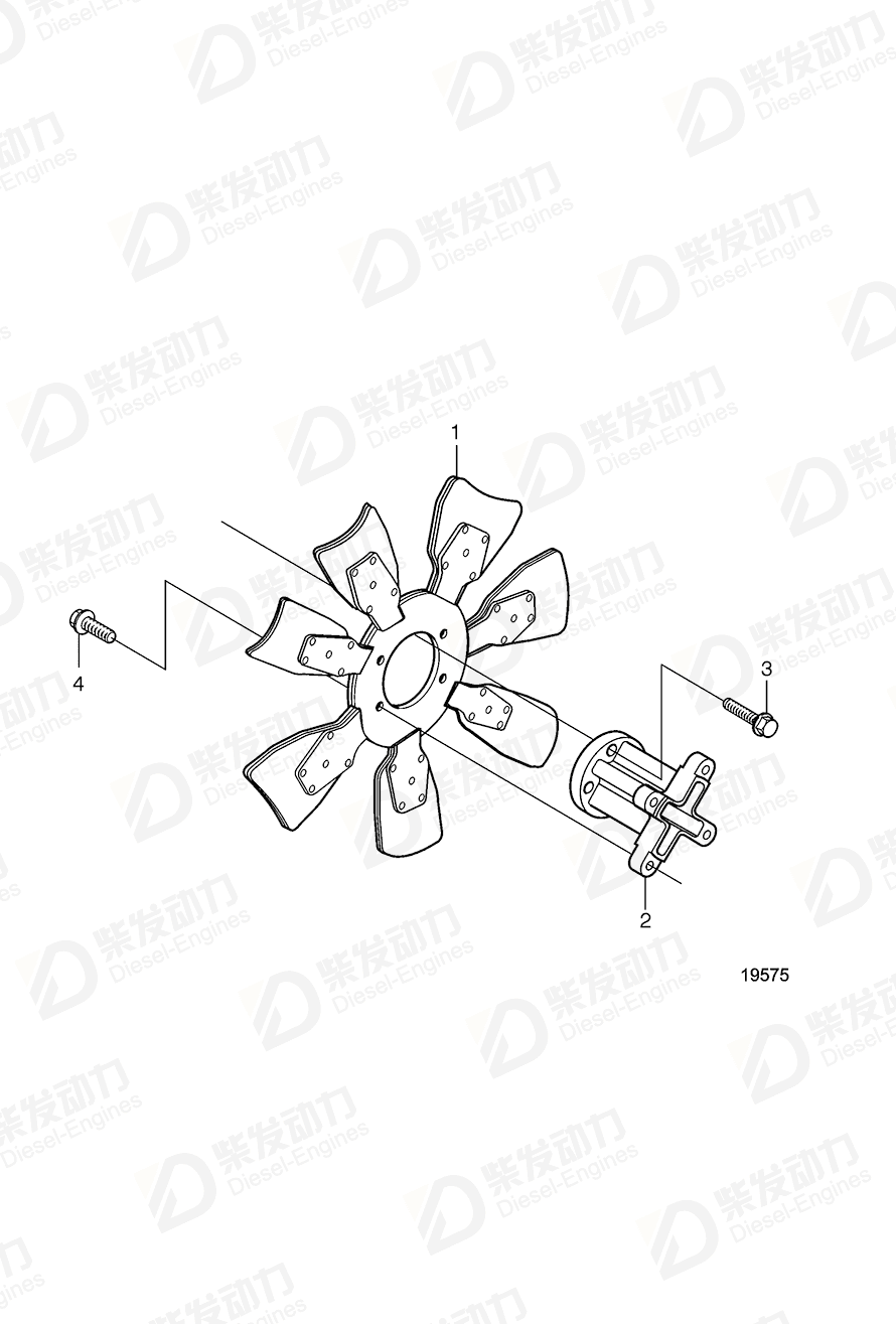 volvo penta Adapter 20506118 Drawing volvo penta Adapter 20506118 Drawing